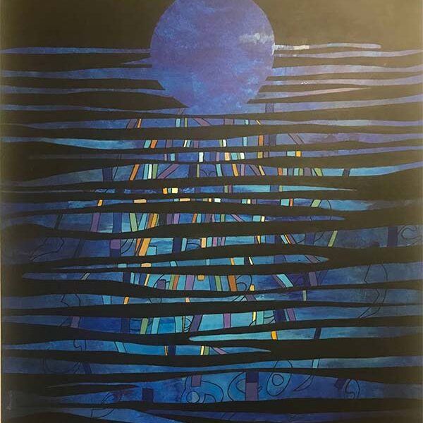 نقاشی خط غروب اثر مریم شایسته کیا