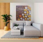 نقاشی خط آینه ضمیر اثر مرضیه معماریان basateketab